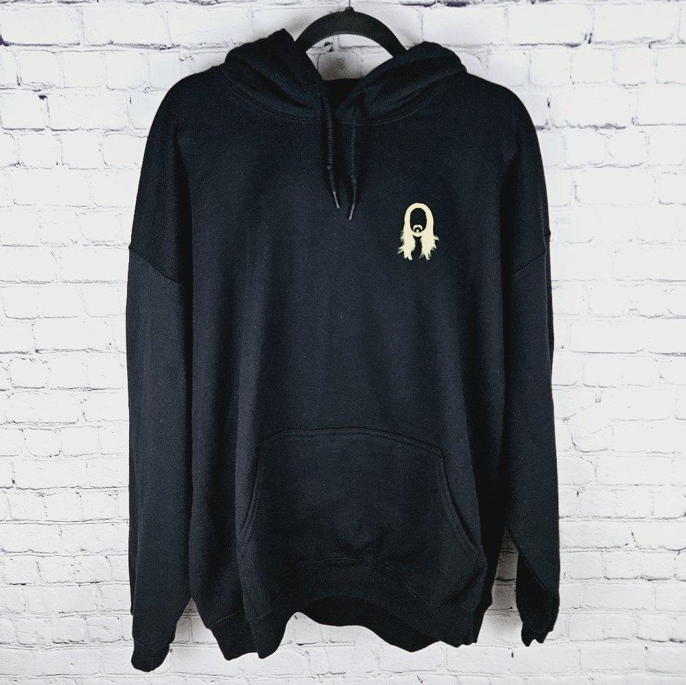 STEVE AOKI | classic fit small front logo/large back graphic hoodie